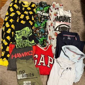 Bundle of 14 Boys Clothes 7-9 years